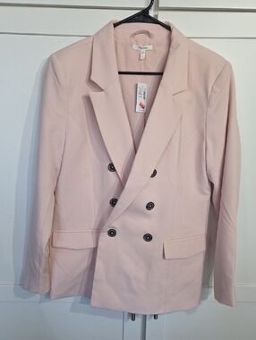 Maurices Light Pink Double-Breasted Women's Blazer